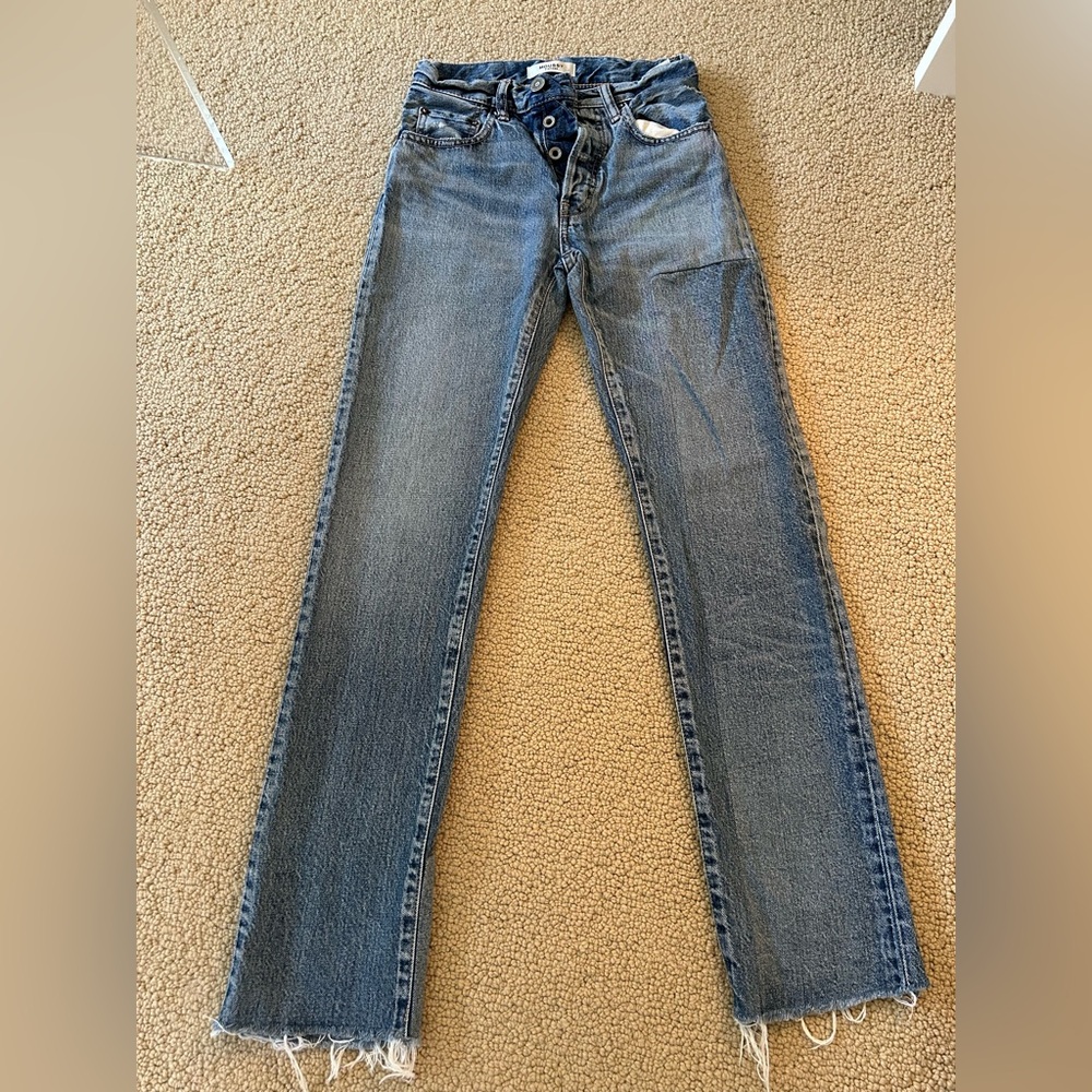 Moussy Vintage straight leg jeans.